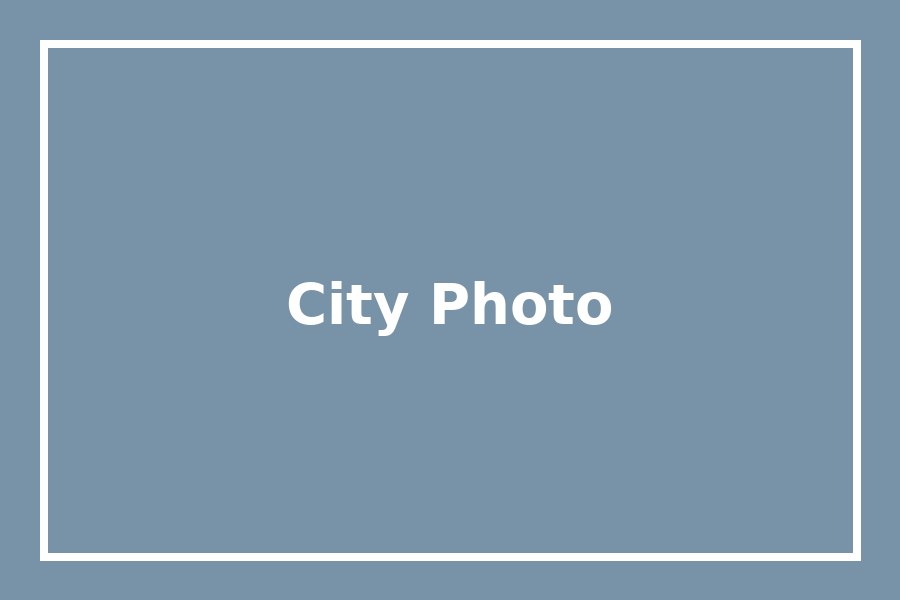 City themed photo with gray blue background